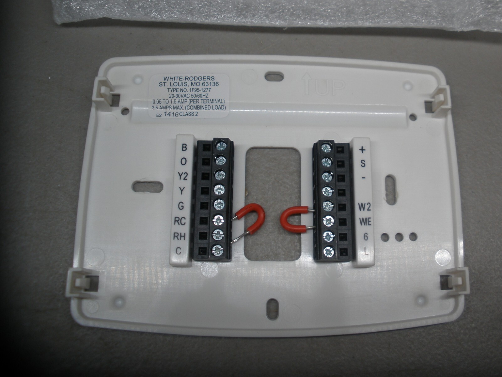 EMERSON 1F951291 7DAY TOUCHSCREEN BIG BLUE HUMIDITY THERMOSTAT eBay