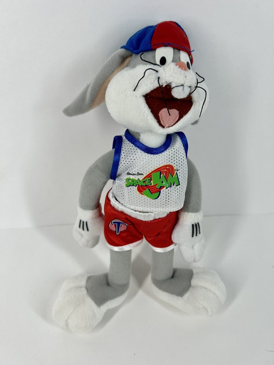 Space Jam VTG 1996 Looney Tunes Bugs Bunny 9” Plush Warner Bros