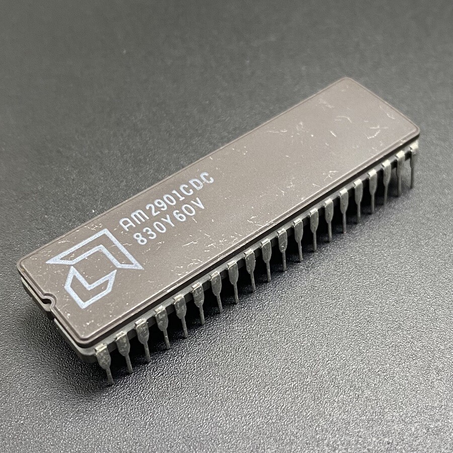 AMD AM2901CDC Processor 4-Bit Slice Microprocessor DIP40 AMD AM2901CDC Processor 4-Bit Slice Microprocessor DIP40