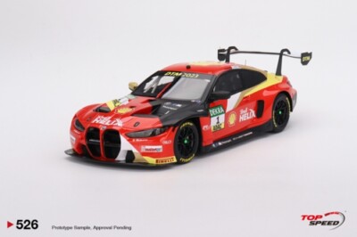 TOP SPEED 1/18 BMW M4 GT3 NO.1 SCHUBERT MOTORSPORT 2023 DTM TS0526