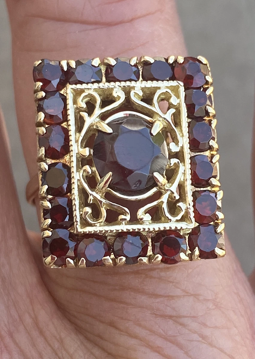 Ebay clearance garnet ring
