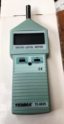 TENMA 72-6635 Handgerät mobiles Schallpegelmessgerät Monitor Bar Kneipe Club lauter Bereich