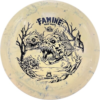 DOOMSDAY DISCS Famine - Toxic Waste Plastic, Long Disc Golf Distance Driver