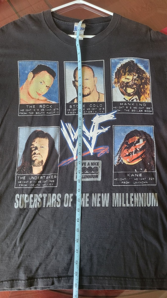 Vintage wwf t shirt Superstars Of The New Millenium XL | eBay