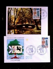 TIMBRE, Enveloppe et carte 1er jour 1968, FORET DE RAMBOUILLET