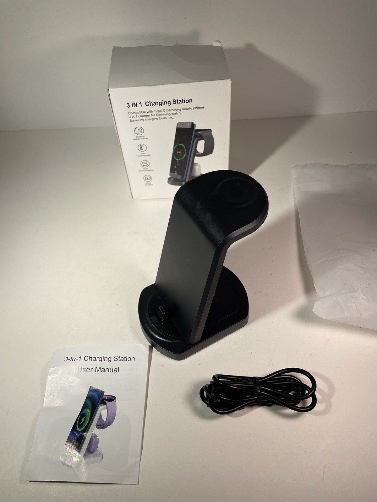 3-in-1 Fast Charging Station for Samsung Devices with VCVS Technology  -image