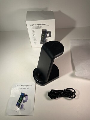 Charging Station for Samsung Multiple Devices VCVS 3 in 1 Fast Charger Station