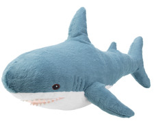 IKEA BLAHAJ Stofftier, Baby Hai, Plüschtier Stofftier 55 cm, 21,6 Zoll, BRANDNEU