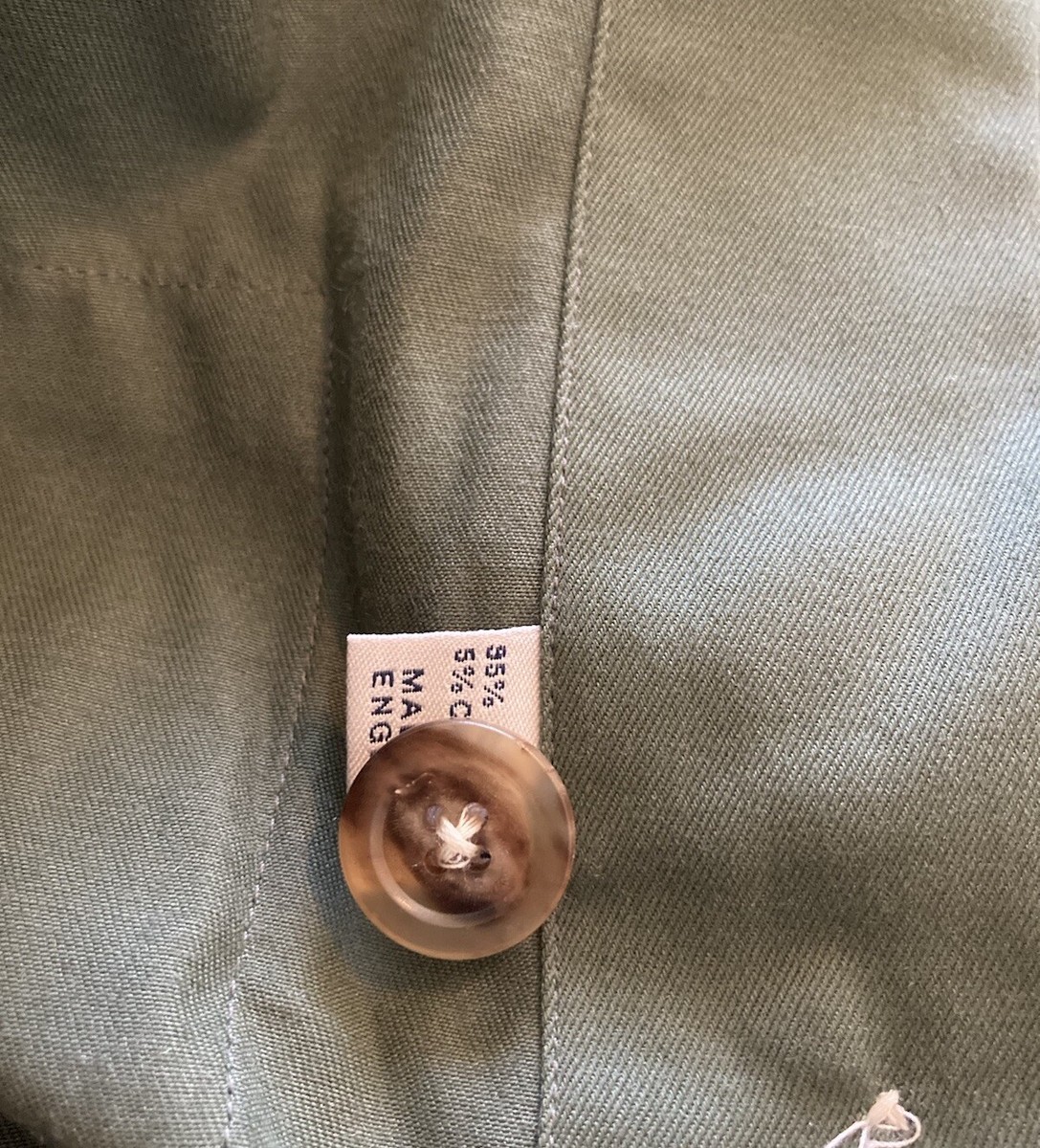 Drake's London Overshirt Button Up Shirt Olive Green Small | eBay