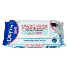 Sneaker Wipes Instant Cleaner Dirt & Stain Remover White & Colored Sneakers 50ct