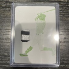 2023 Immaculate Baseball🔥Zac Veen🔥Rockies Prospect 1 of 1 Patch Printing Plate