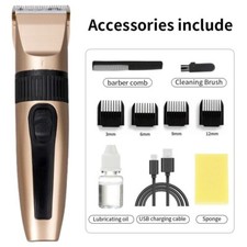 Professional Hair Clippers Trimmer Mens Barbe...