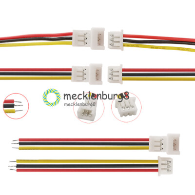 2/5/10 Pair JST 1.25 Female Male Wire Connector 1.25mm 2P 3P 4P 5P 6P JST Plug