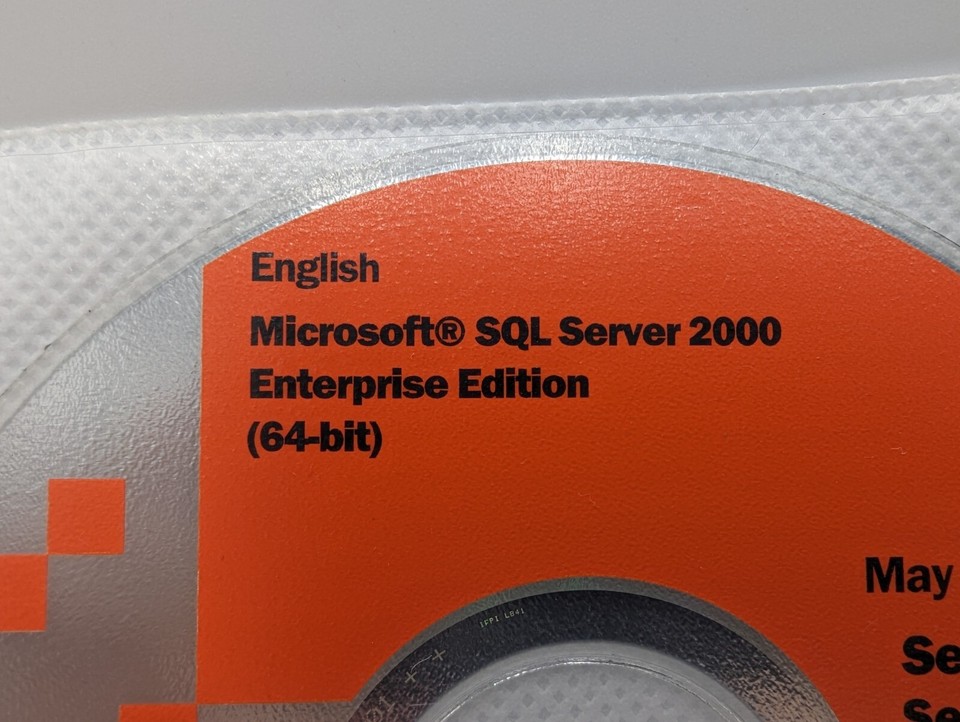 Microsoft SQL Server 2000 Enterprise Edition (64-bit) CD Disc | eBay