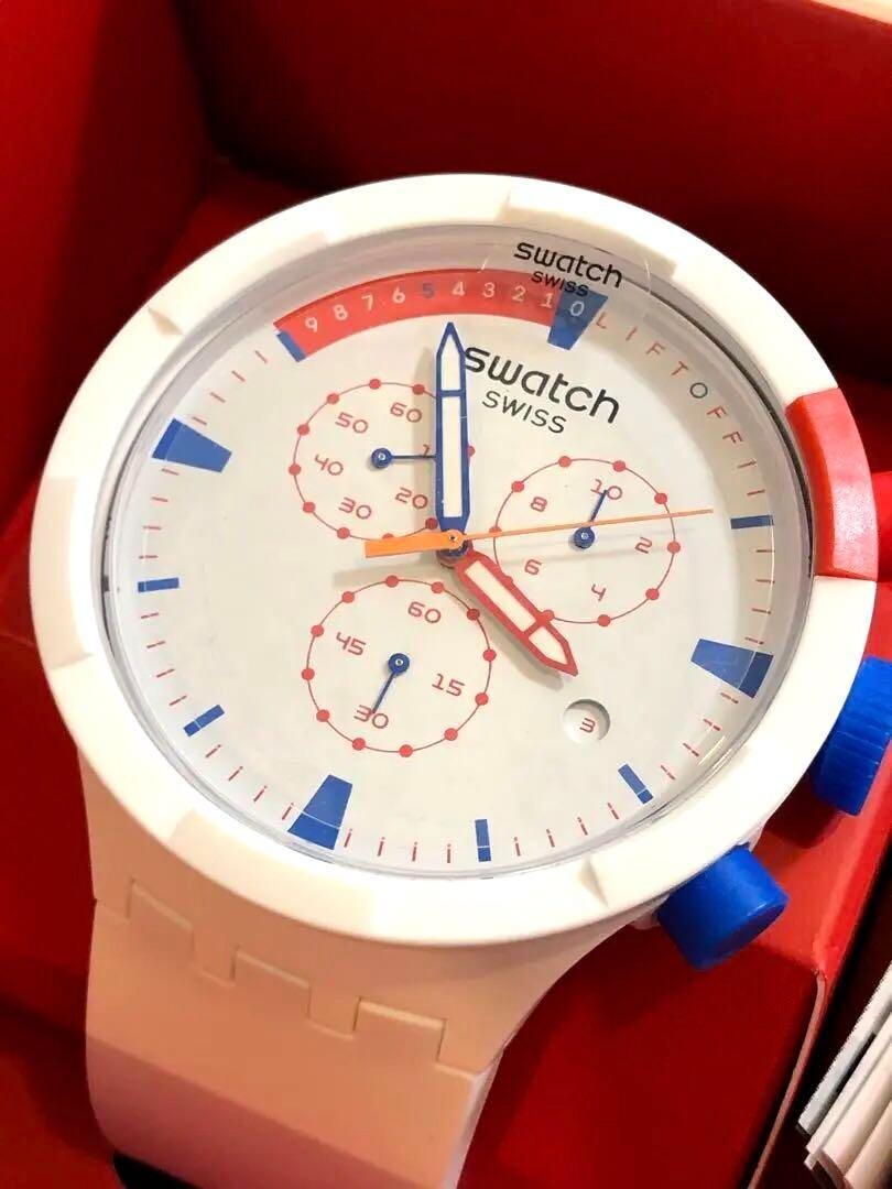 Orange Orologio Swatch Nasa Nasa Swatch Collezione 2021 Swatch Big