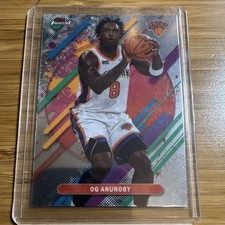 Topps Finest 2025-26 OG Anunoby New York Knicks #27 Basketball Card Rare