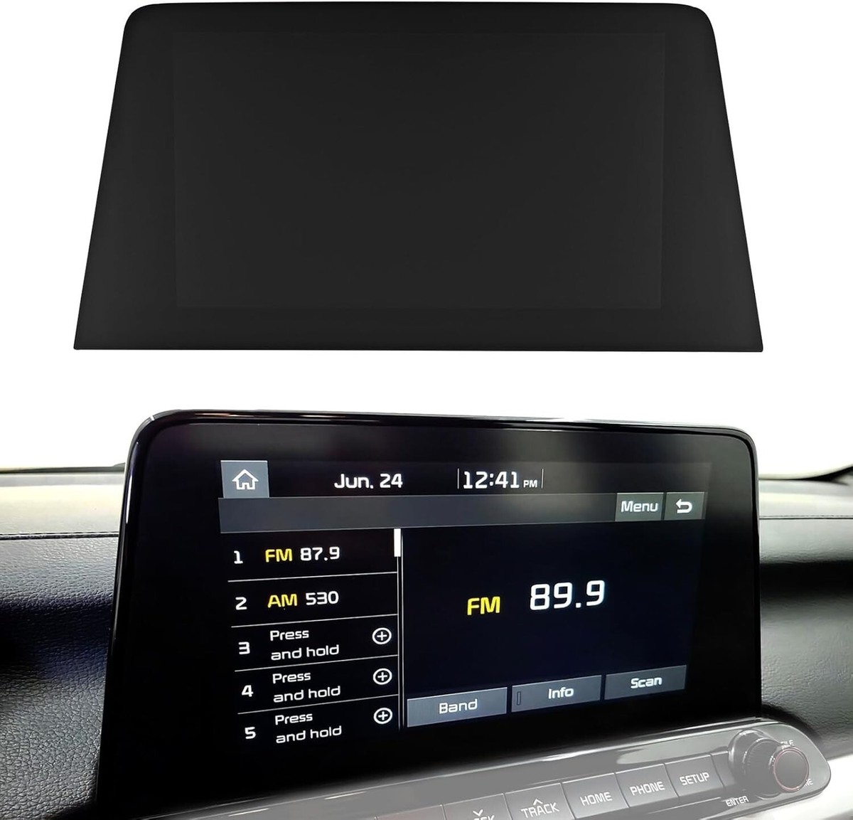 96160-M7070WK For 2019-21 Kia Forte 8" LCD Display Touch Screen Radio Navigation