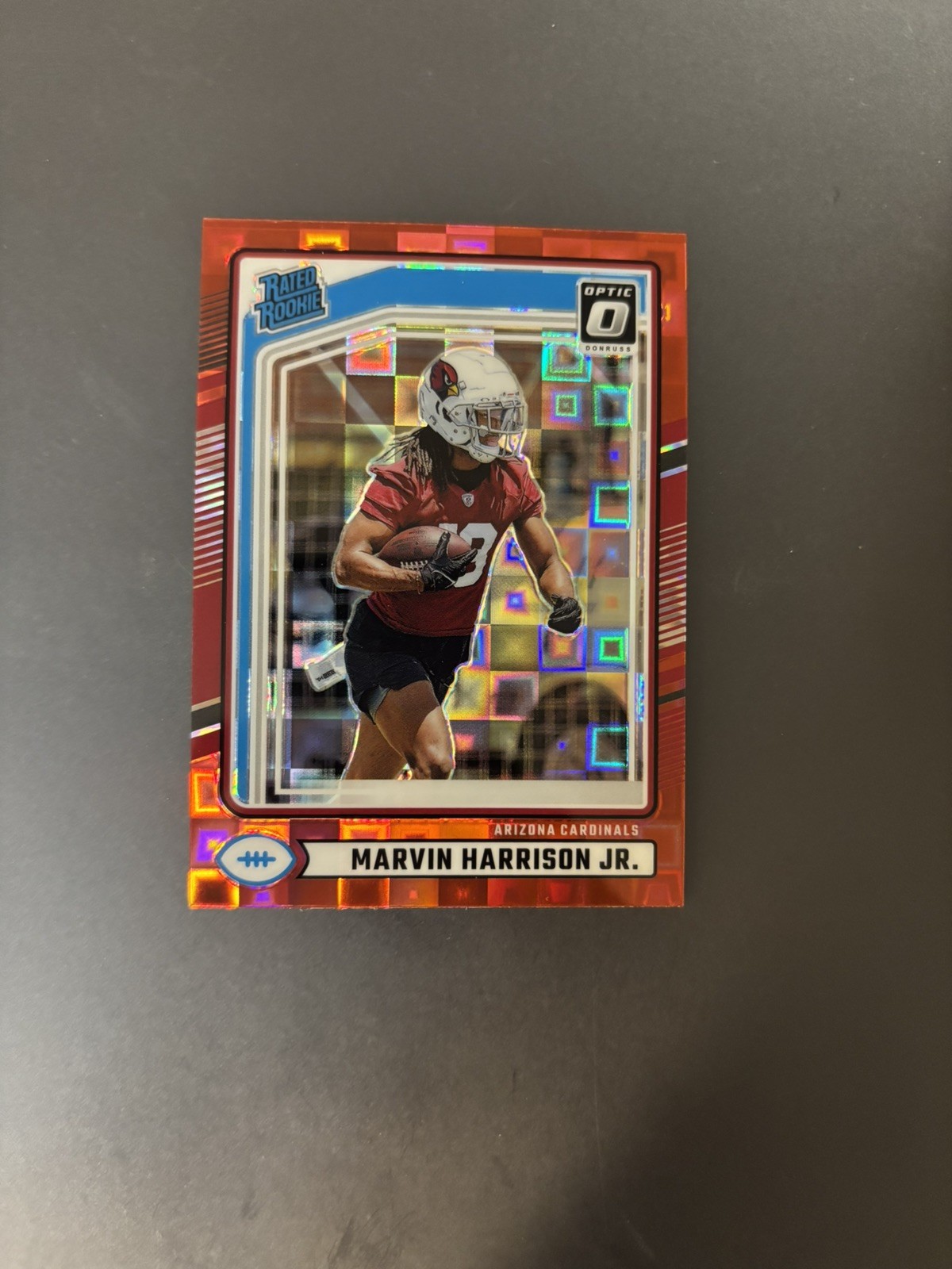2024 Donruss Rated Rookie Optic Preview Red Pandora Prizm Marvin Harrison Jr