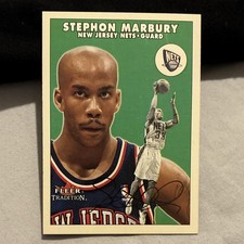 Stephon Marbury 2000-01 Fleer Tradition #40 New Jersey Nets Base Set Card