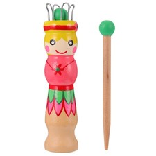 Wooden Knitter Knitting Doll Craft Rope Maker with Needle UK