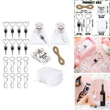 Tanlade 60 Pcs Wedding Party Favors For Guests Wine Stopper And Opener Love Set