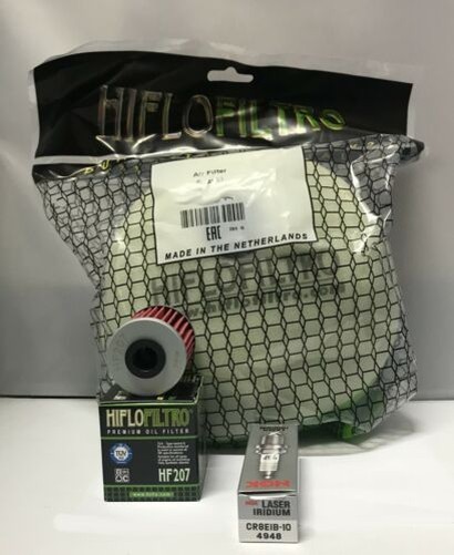 Service Kit For SUZUKI RMZ450 2005 to 2006 Air / Oil Filter and NGK Spark Plug