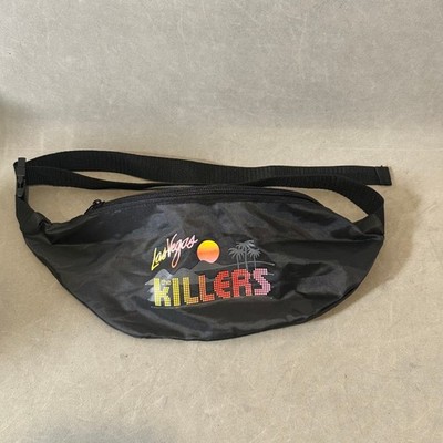 The Killers Las Vegas Band Merch Fanny Pack Black Waist Bag Concert Travel