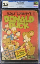 RARE DOUBLE COVER! Four Color Comics #178 CGC 2.5 1ST UNCLE SCROOGE! Golden Age