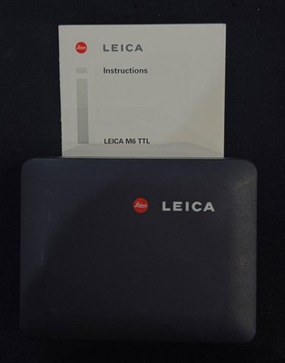 LEICA M6 TTL 0.72 LHSA Special Edition Black paint In Box Unused