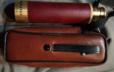 Vintage CELESTRON Telescope 25x30mm, w/soft Case Leather & Brass Works