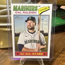 Topps Heritage 2026 Cal Raleigh All Star Logo Variation #269 Mariners Base