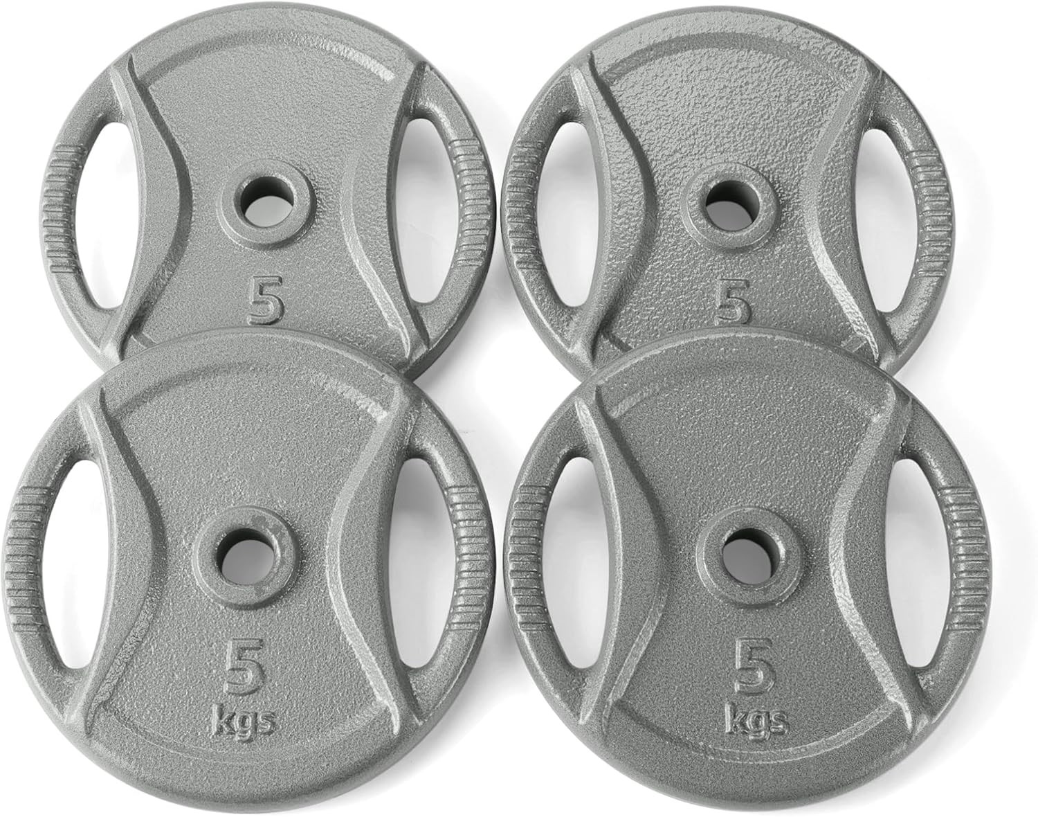Dischi Ghisa 25mm con Impugnatura Grip - Pesi Professionali per Home Gym