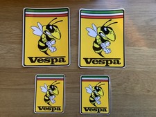 VESPA SCOOTER, STICKERS/DECALS 2 X 5 inches X 4 inches + 2 X 3 inches X 2inches 