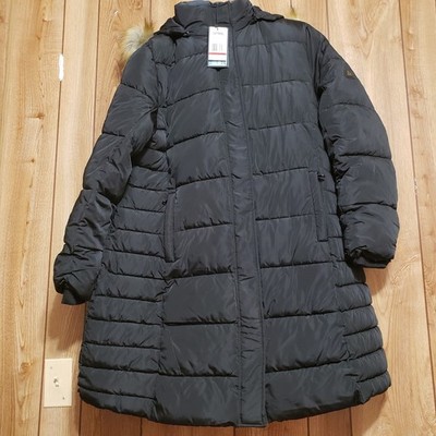 NWT Long Black Puffy Warm Coat XXXL Spire by Galaxy Women's Neva