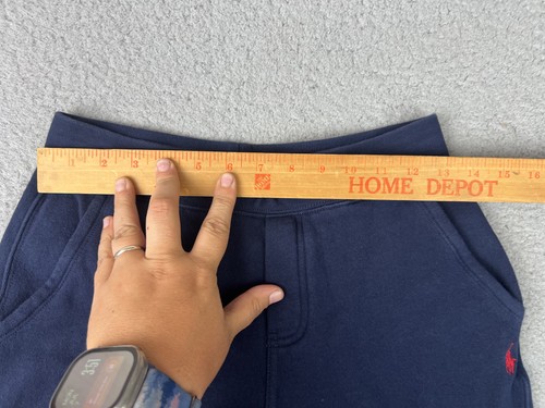 Polo Ralph Lauren Sweatpants Girl Large 14-16 Joggers Drawstring Navy Blue Pant - Picture 6 of 16