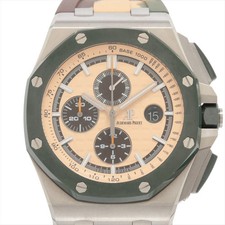 Audemars Piguet Royal Oak offshore 26400SO.OO.A054CA.01 SS SS & Rubber AT Beige