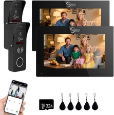 7 Inch Touch Monitor System,TUYA WiFi Smart Home Video Intercom Door Phone Kits