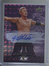 2024 Upper Deck Allure AEW Purple Diamond 3/10 Kazuchika Okada #41 Auto 09q5