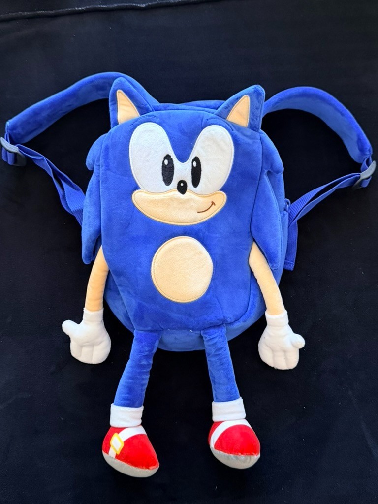 Sonic The Hedgehog Plush Backpack