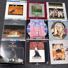 Laserdiscs Lot of 9 Movies see photos for titles LD