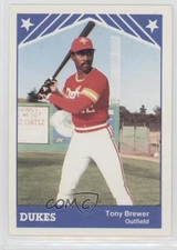 1983 TCMA Albuquerque Dukes Tony Brewer #20