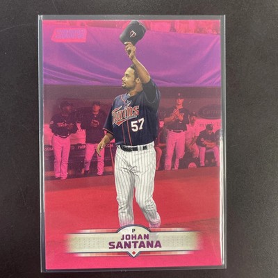 2025 Stadium Club Johan Santana #199 Pink parallel SP