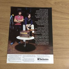 GRAM145 MAGAZINE ADVERT 11X8 TECHNICS ST 8080 STEREO TUNER