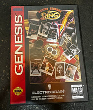 Electro Brain Boxing Legends of the Ring Sega Genesis w/ Manual