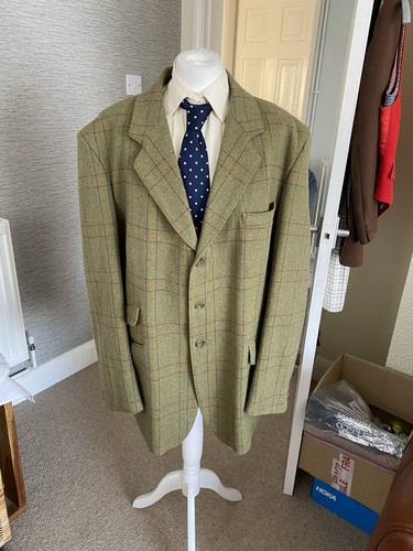 Stunning Alexander James Tweed Show/ Hacking Jacket 44” Immaculate Mens - 第 1/20 張圖片