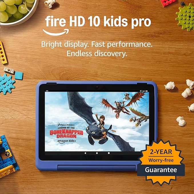 Amazon Fire HD 10 Kids Pro Tablet (Latest Gen) 32GB | 10.1” Screen | Ages 6–12 