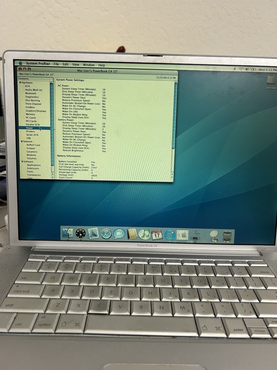 Apple PowerBook G4 15インチ (液晶画面に難あり） Apple PowerBook G4 15-inch 1.33GHz (M9421LL/A) – UNICOM, Inc.