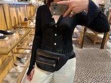 NWT Tory Burch Nylon Belt Bag Fanny Pack Crossbody in Black