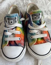 Converse Toddler US6 All Star OX Tie Dye Low Tops EU22