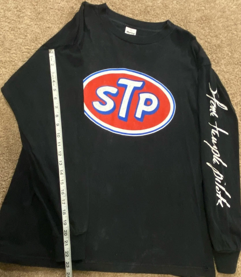 Vintage Stone Temple Pilots Tiny Music Tour 96 Long Sleeve Double Sided USA Made - Image 4 of 4